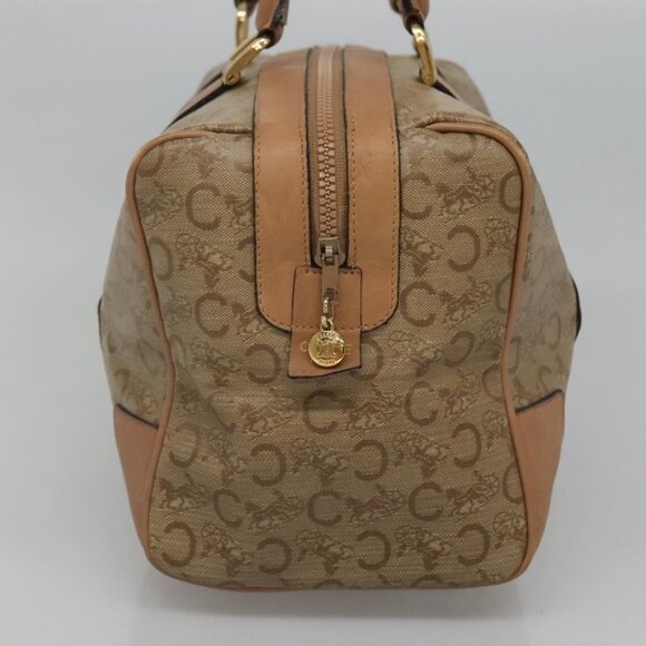 CELINE C Sulky Boston Bag PVC Beige Auth bs23974 - Picture 5 of 16